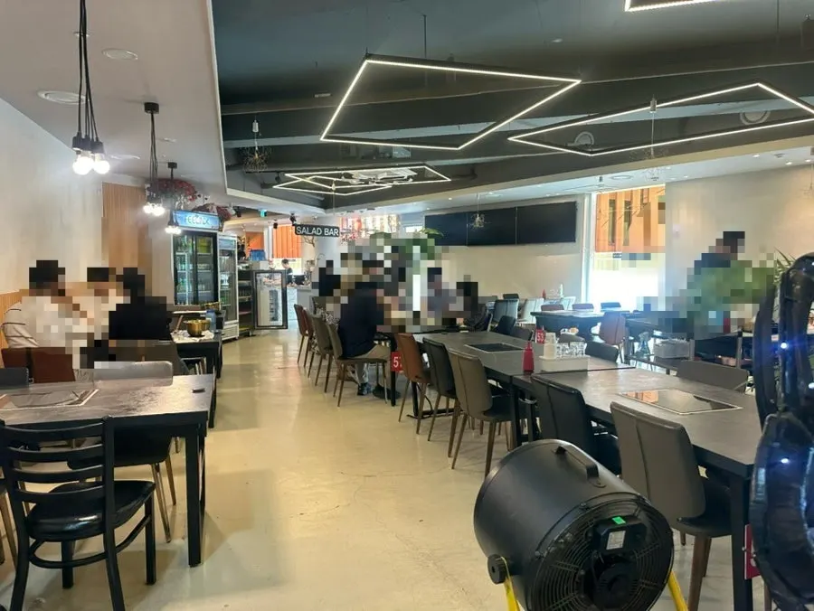 기장명품대게 테이블 배치