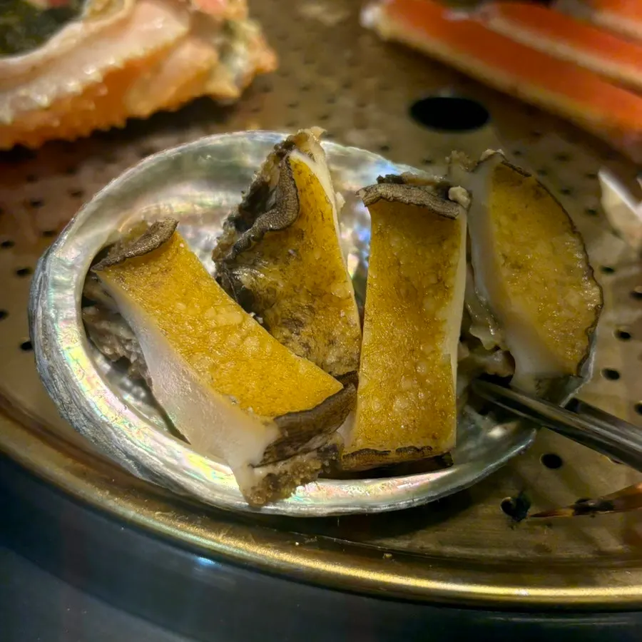 A crab claw leg packed full of meat