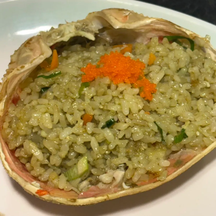 Savory soybean paste stew with crab legs
