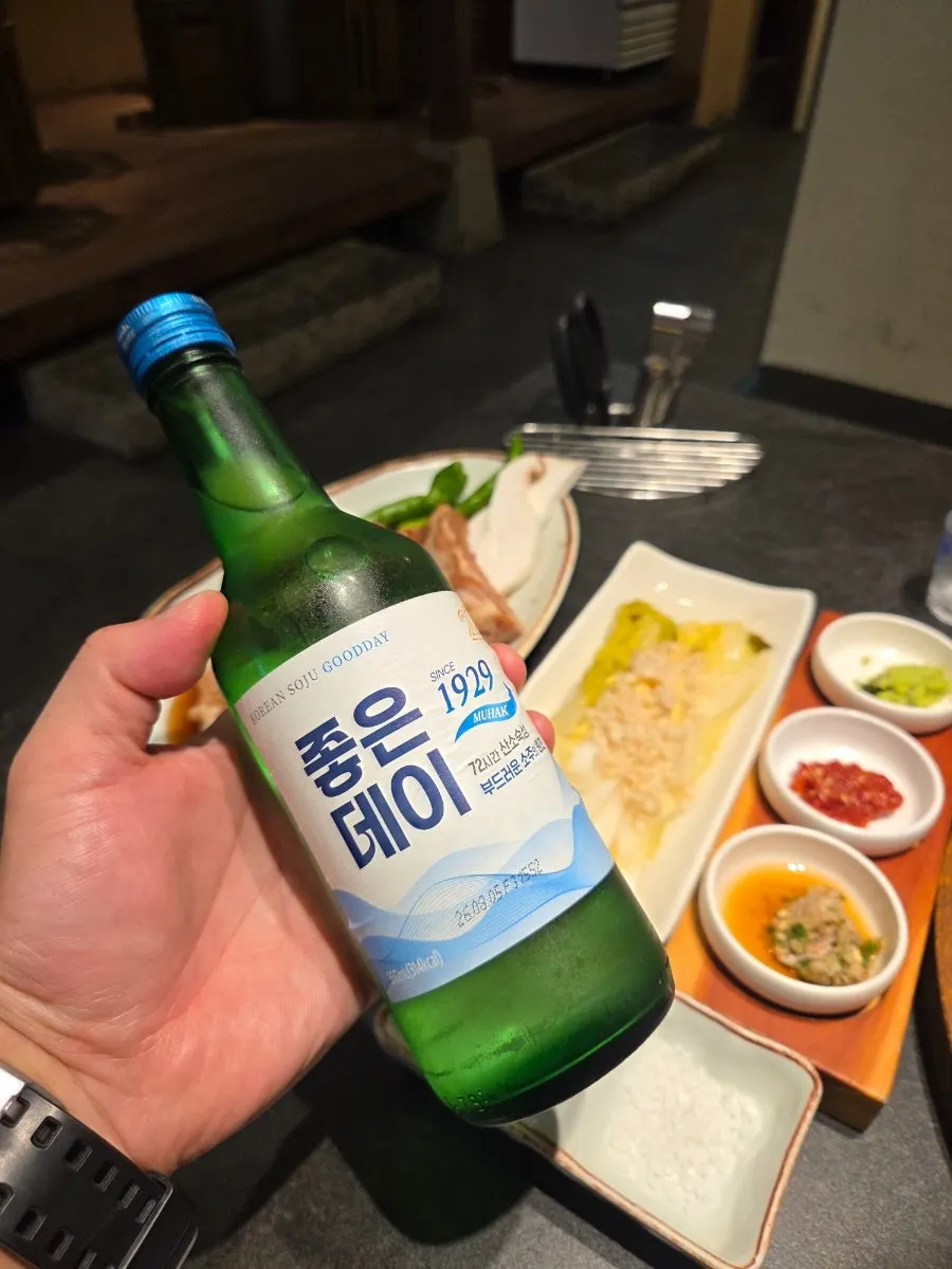 Side dishes laid out at the self-serve bar