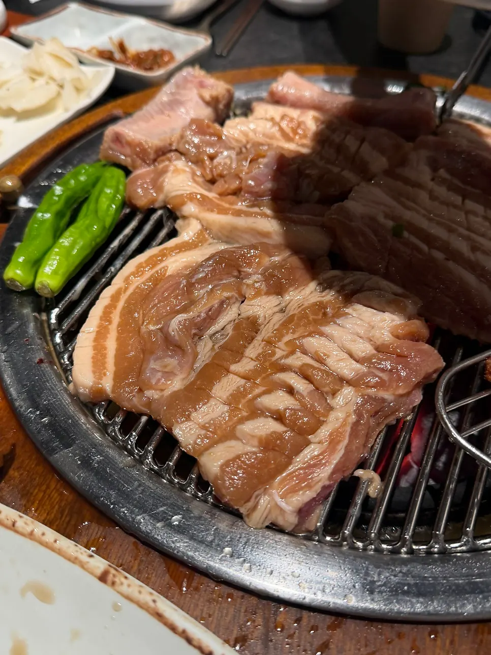 Golden-grilled marinated pork galbi