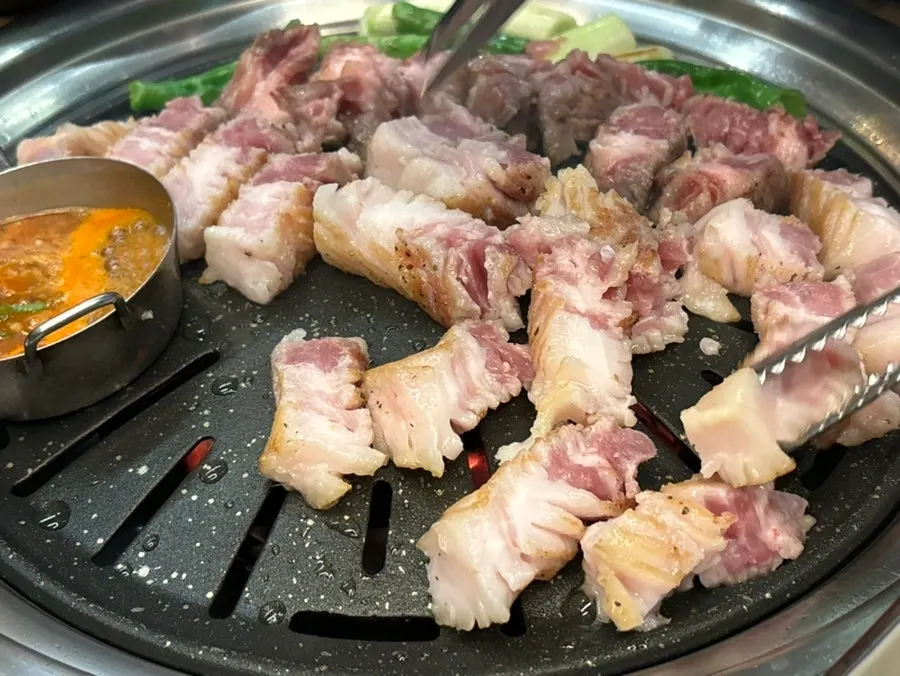 이베리코꽃목살 1인분 상차림