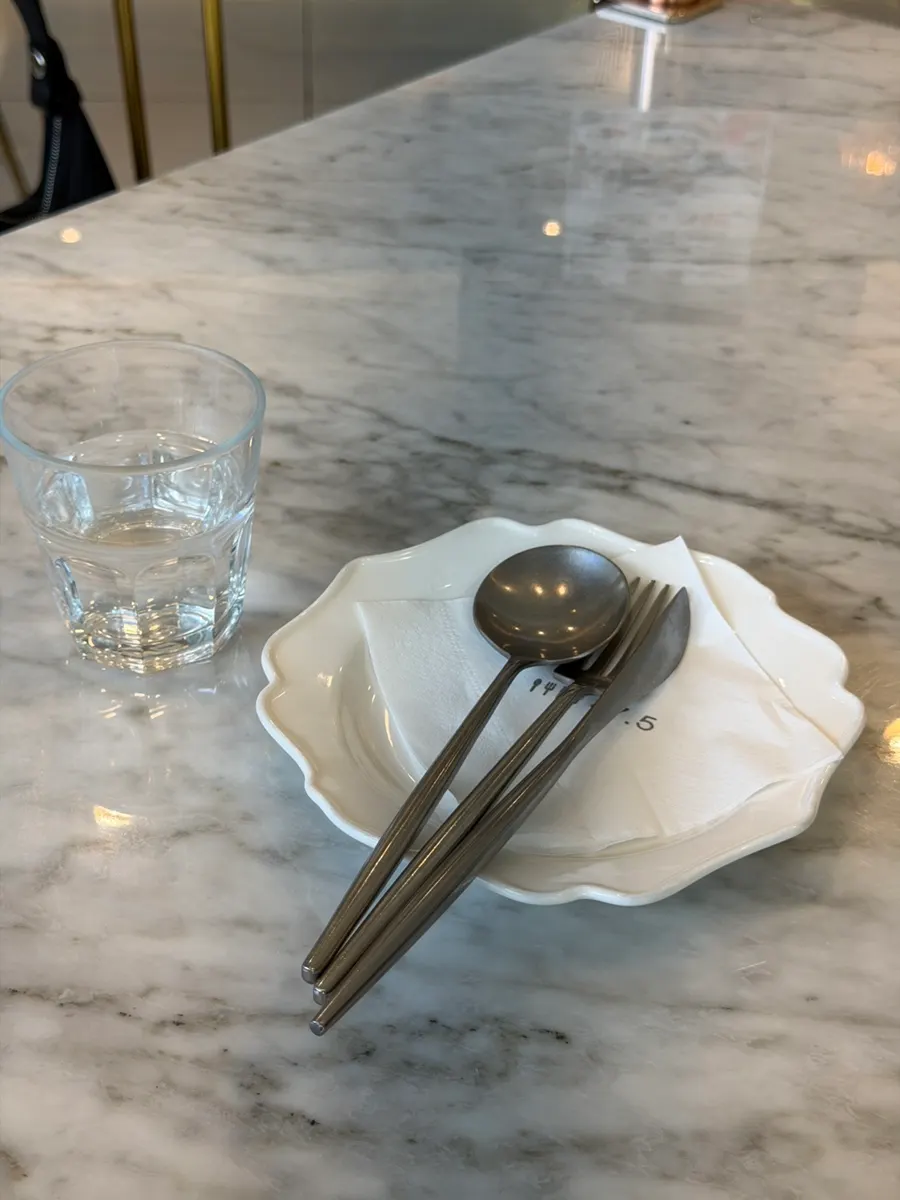 Ordered pasta, risotto, and salad