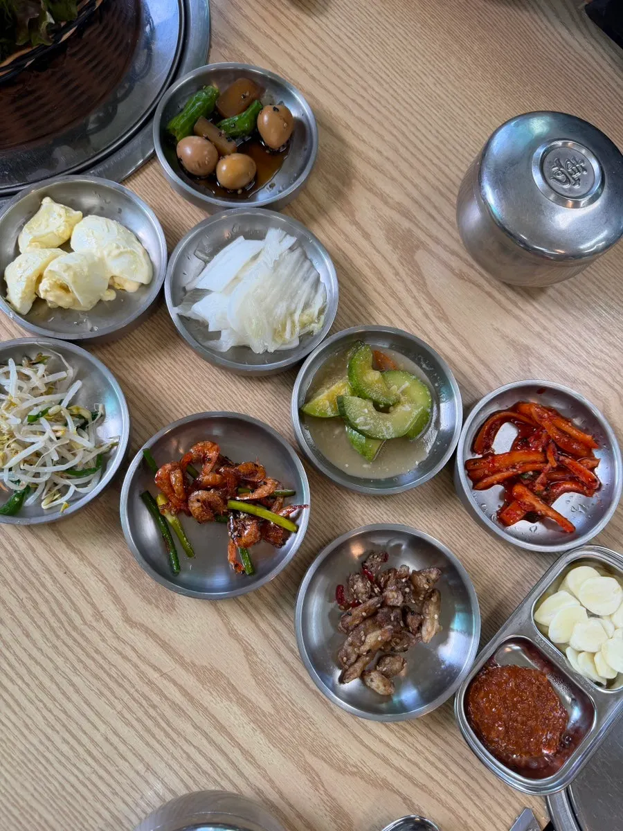 소나무식당 밑반찬 상차림