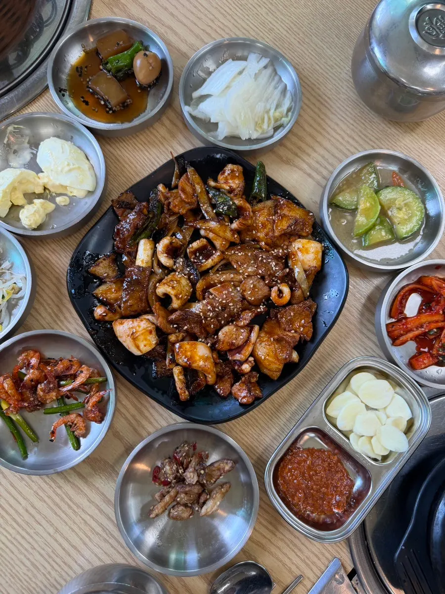 오삼불고기 2인분 360g 한 접시