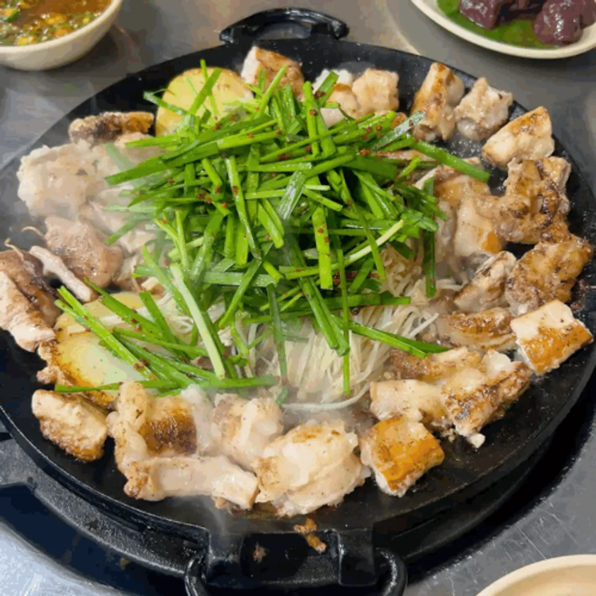 모듬곱창 2인분 한 판 구성