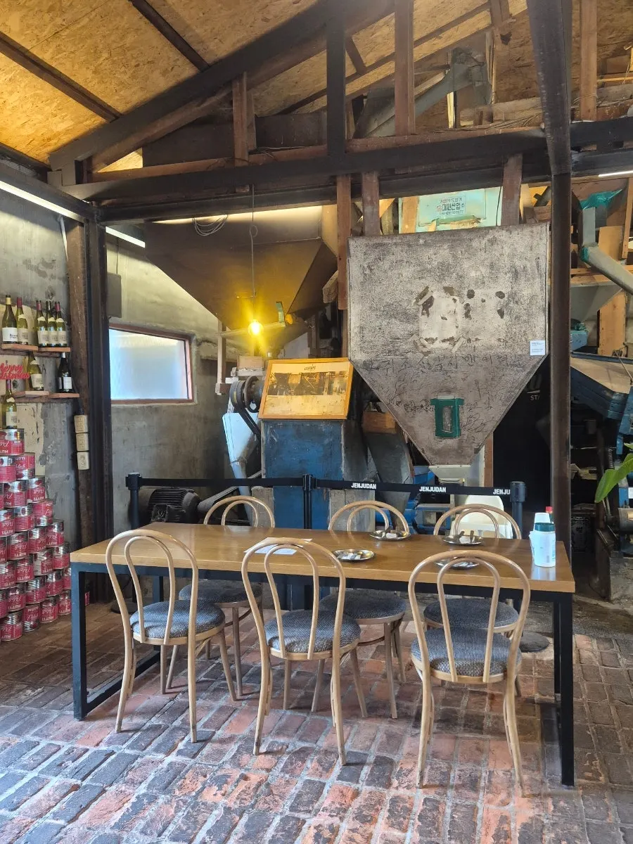 Interior with wood-toned furniture and soft lighting