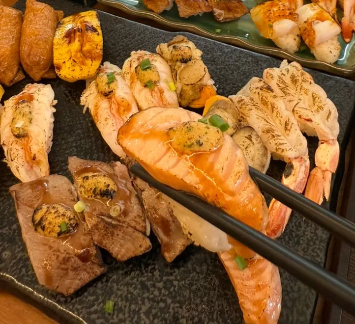 불초밥 한 점 근접 사진