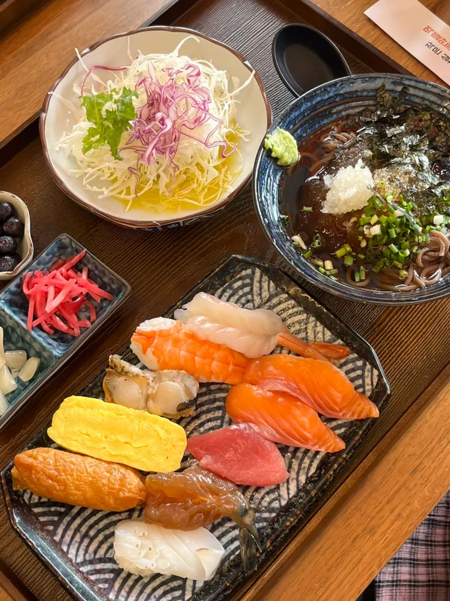 스시화 초밥 세트 접시