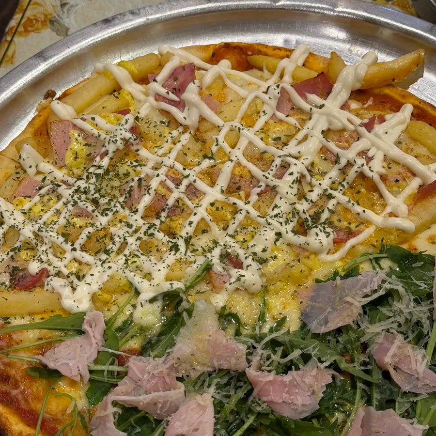 The complimentary starter served with the pizza