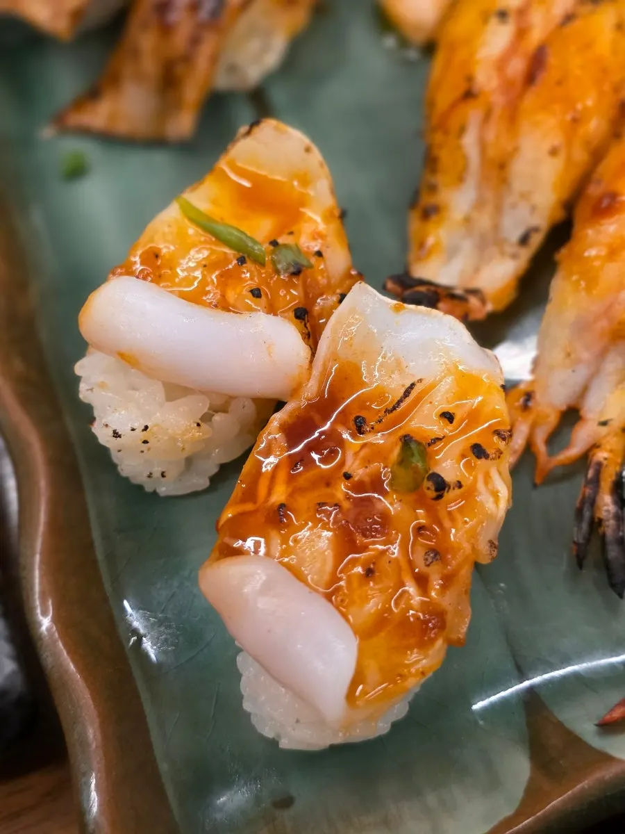 부드러운 한치 불초밥