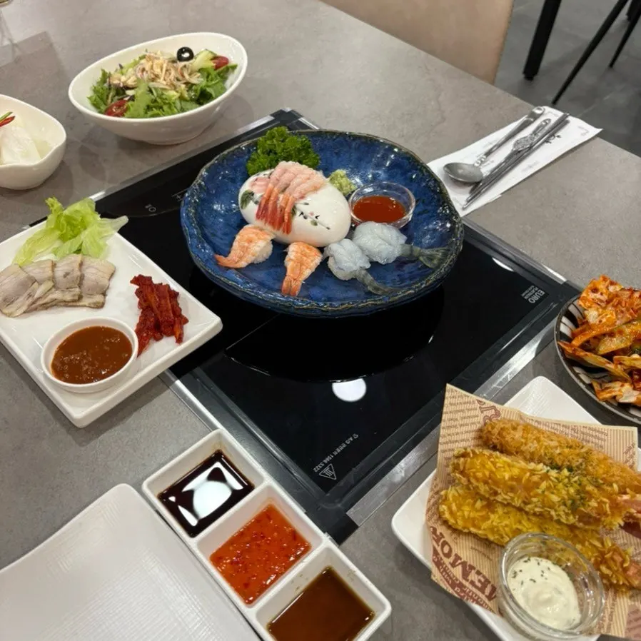 도시크랩 기본 상차림 구성