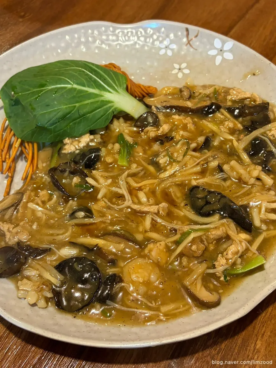 A bowl of Dongbaek's handmade abalone porridge