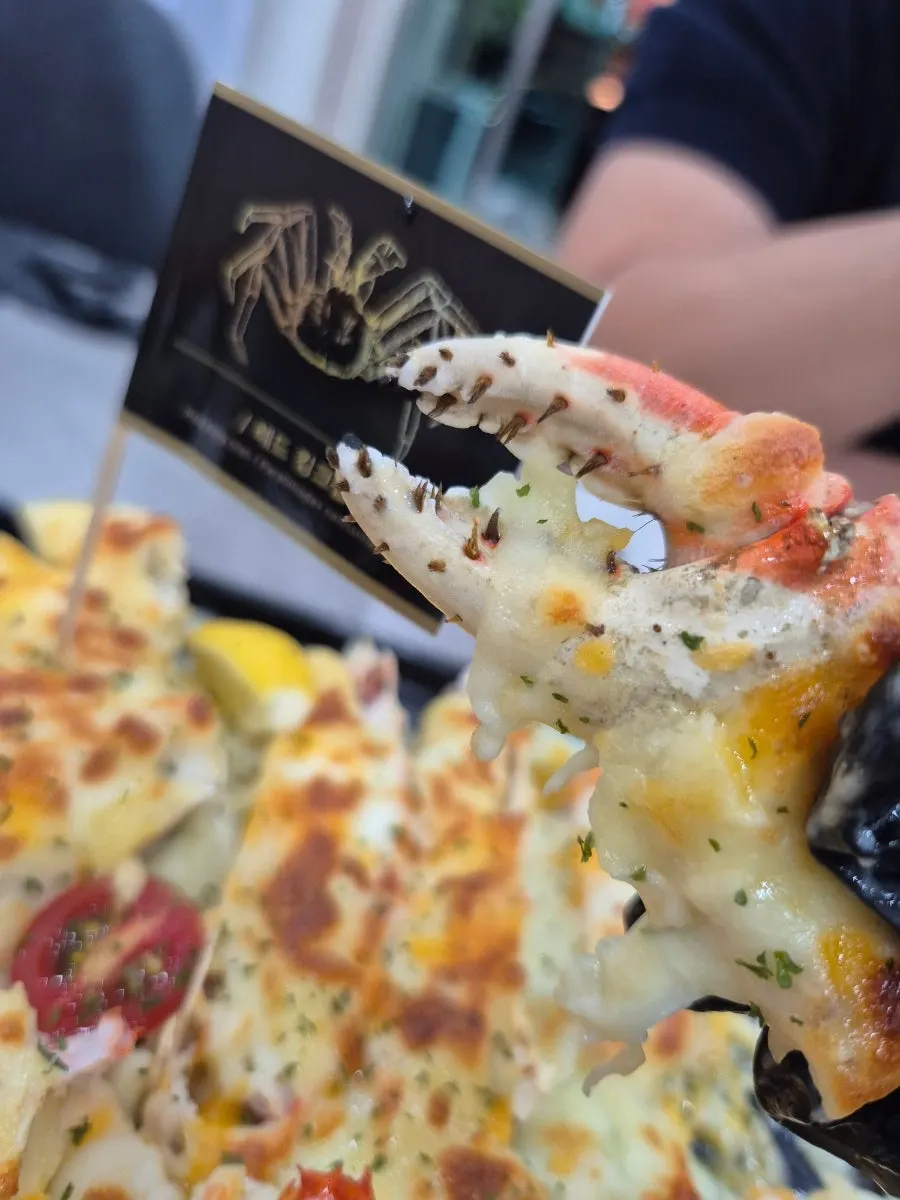 King crab claw packed with meat