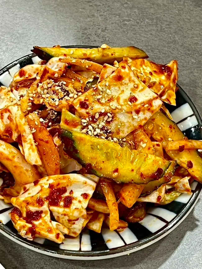 장어 조림과 생강