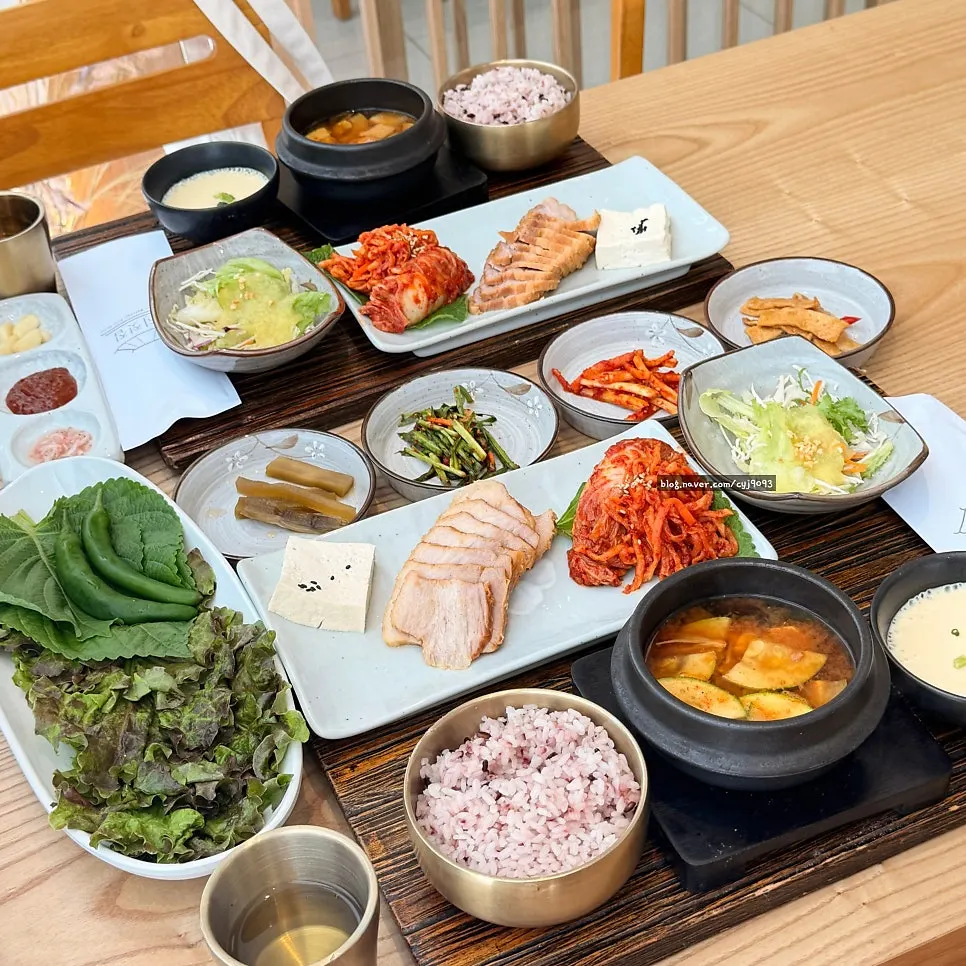 Individual bossam set meal