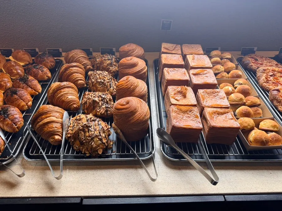 Bread display at Peer a Peer