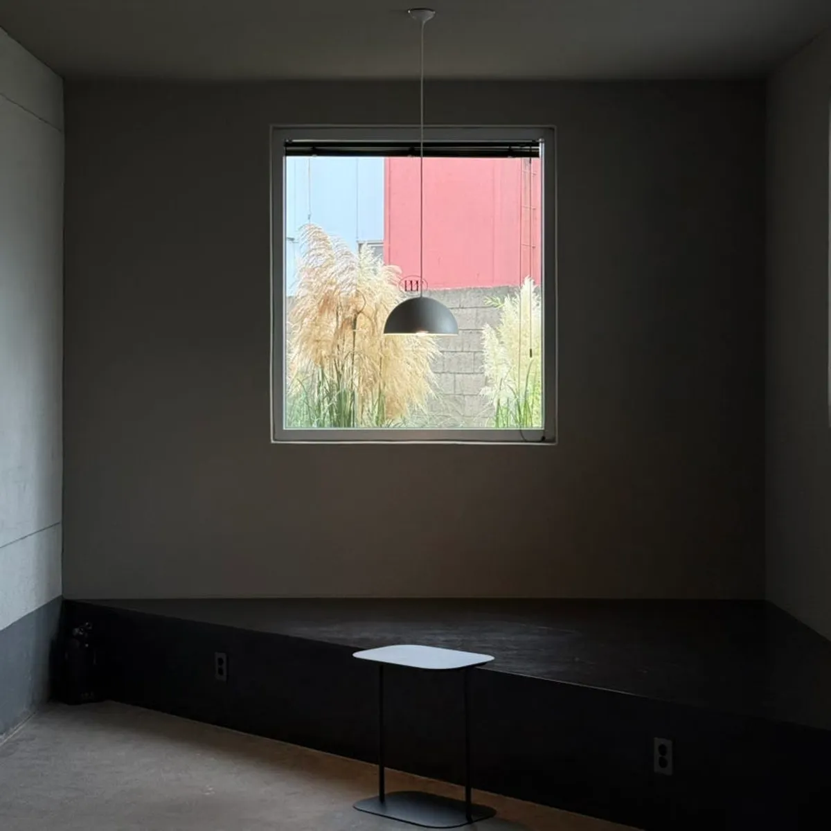 The framed-window seats, the prettiest spot at Peer a Peer