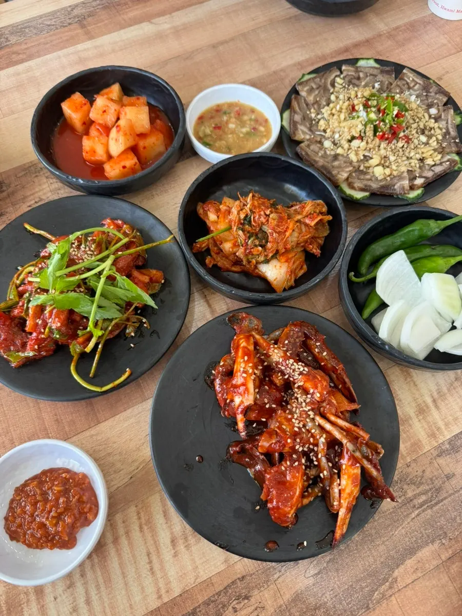 해장국 대가한상 전체 상차림