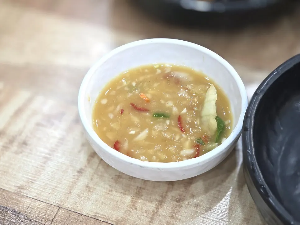 House-made special sauce for gamjatang
