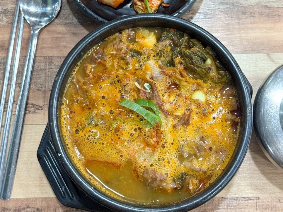 Meat dipped into the signature sauce