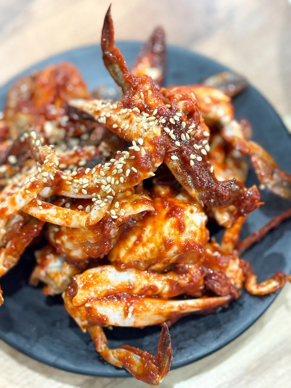 The additional order of spicy seasoned crab