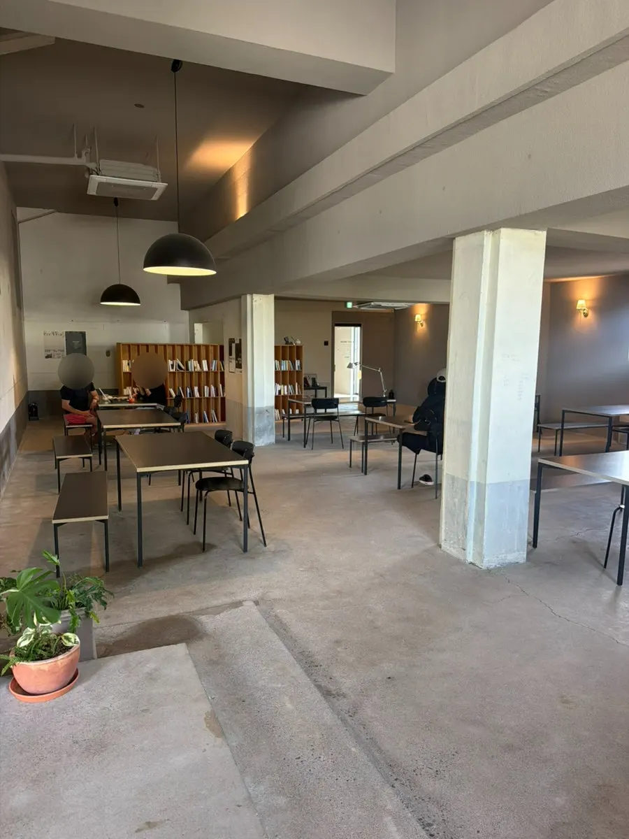Neat and polished café interior