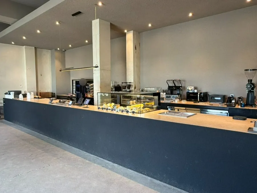 Display area with a variety of baked goods