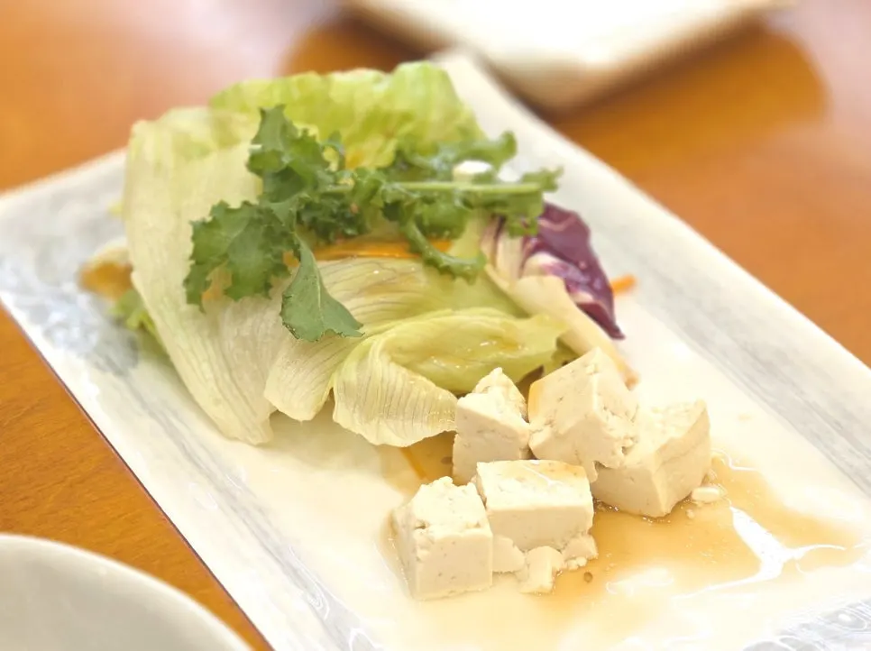 Tofu salad side dish
