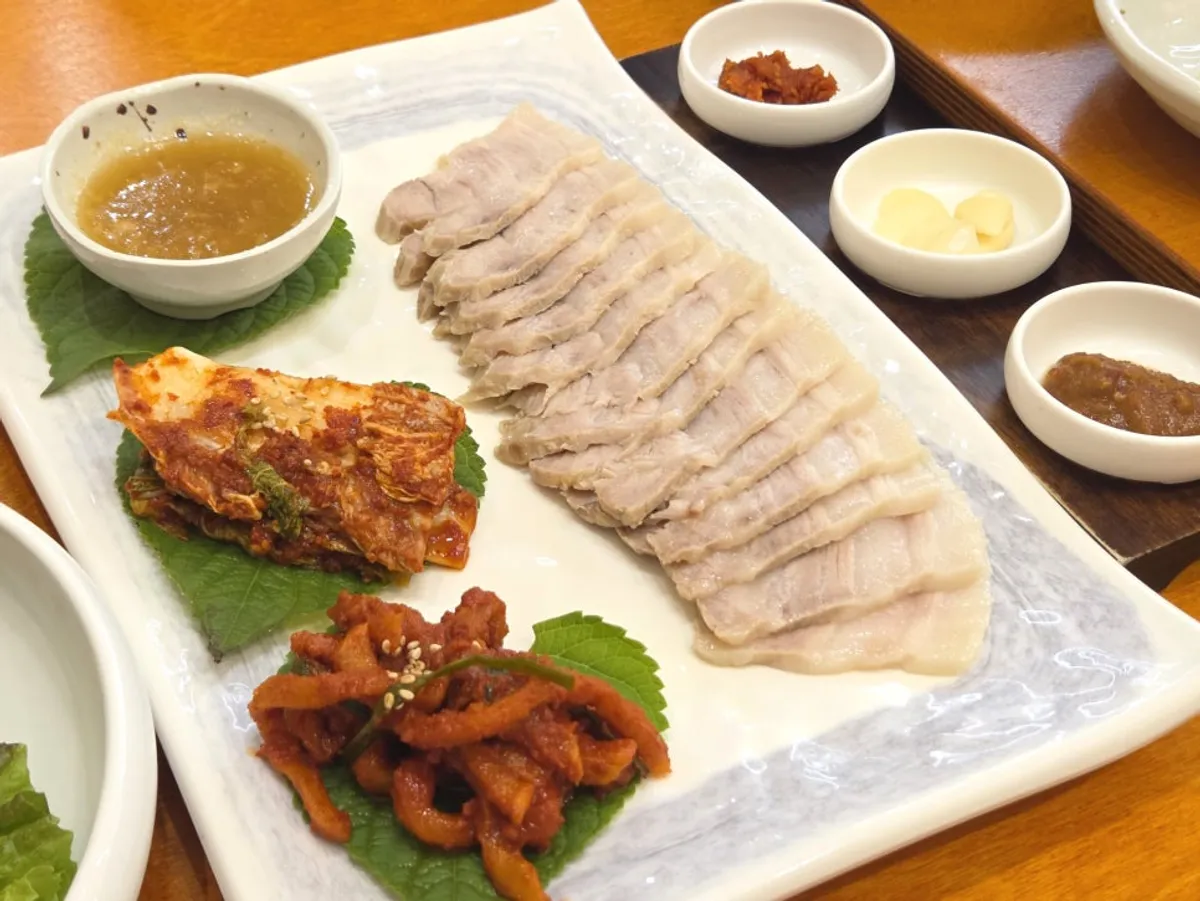 Bossam from the B set menu