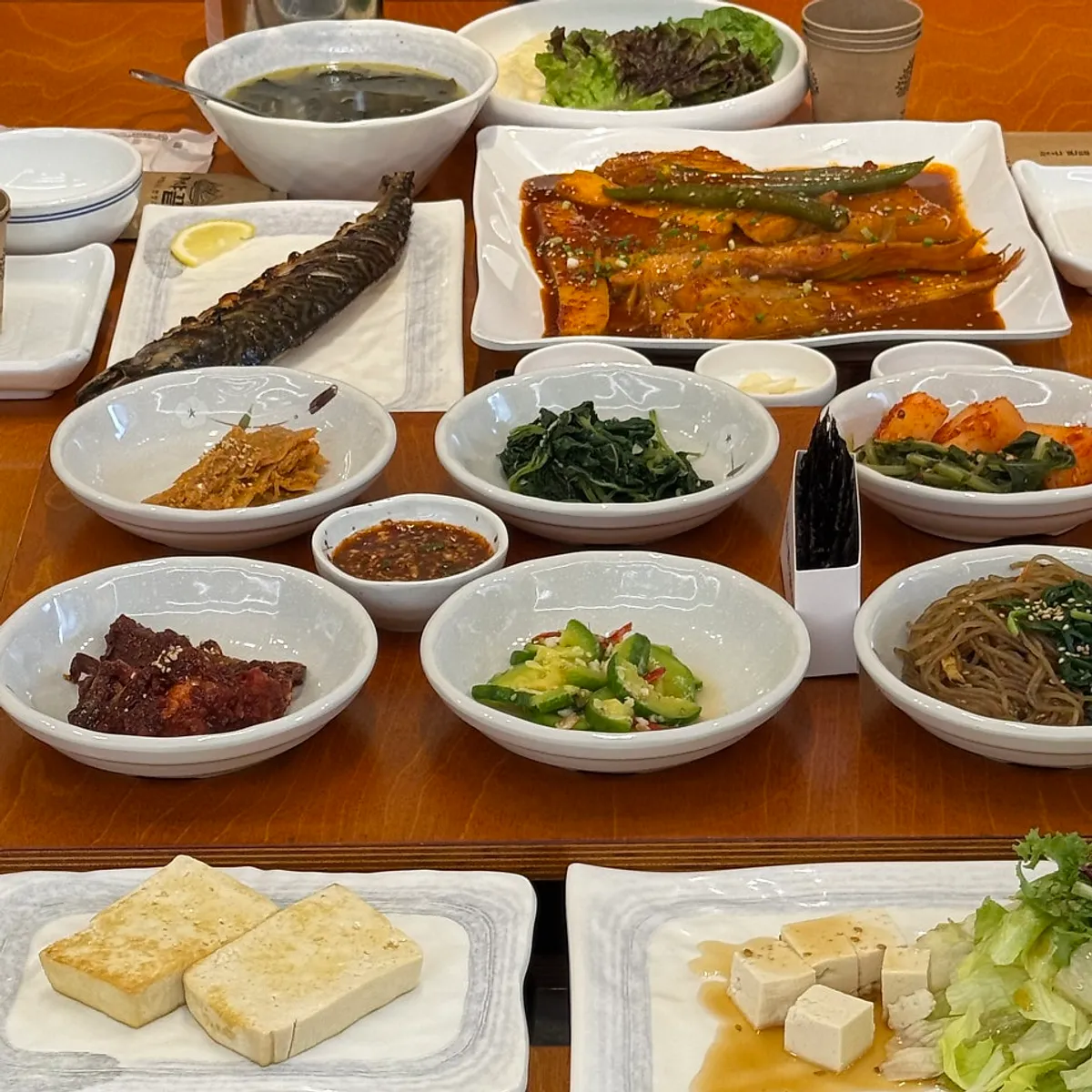 가야끝집 끝집 가오리찜 정식 한상차림