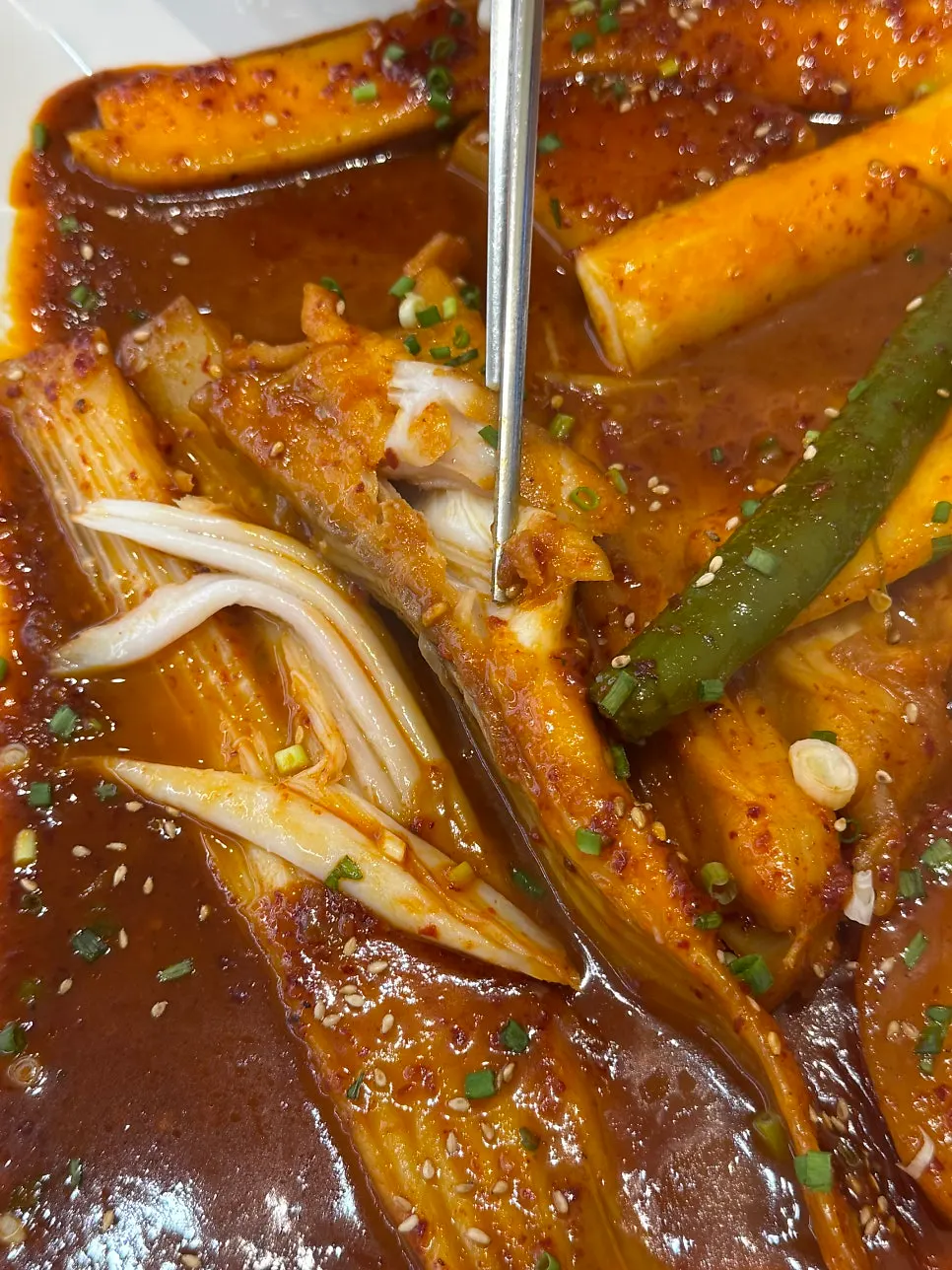 양념이 배어든 가야끝집 가오리찜