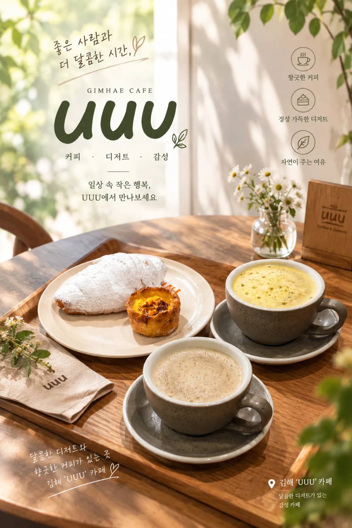 김해 대형카페 유유유 대표 사진