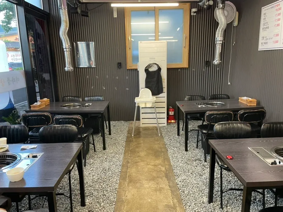 Interior of Miracle Yang Gopchang early in the evening