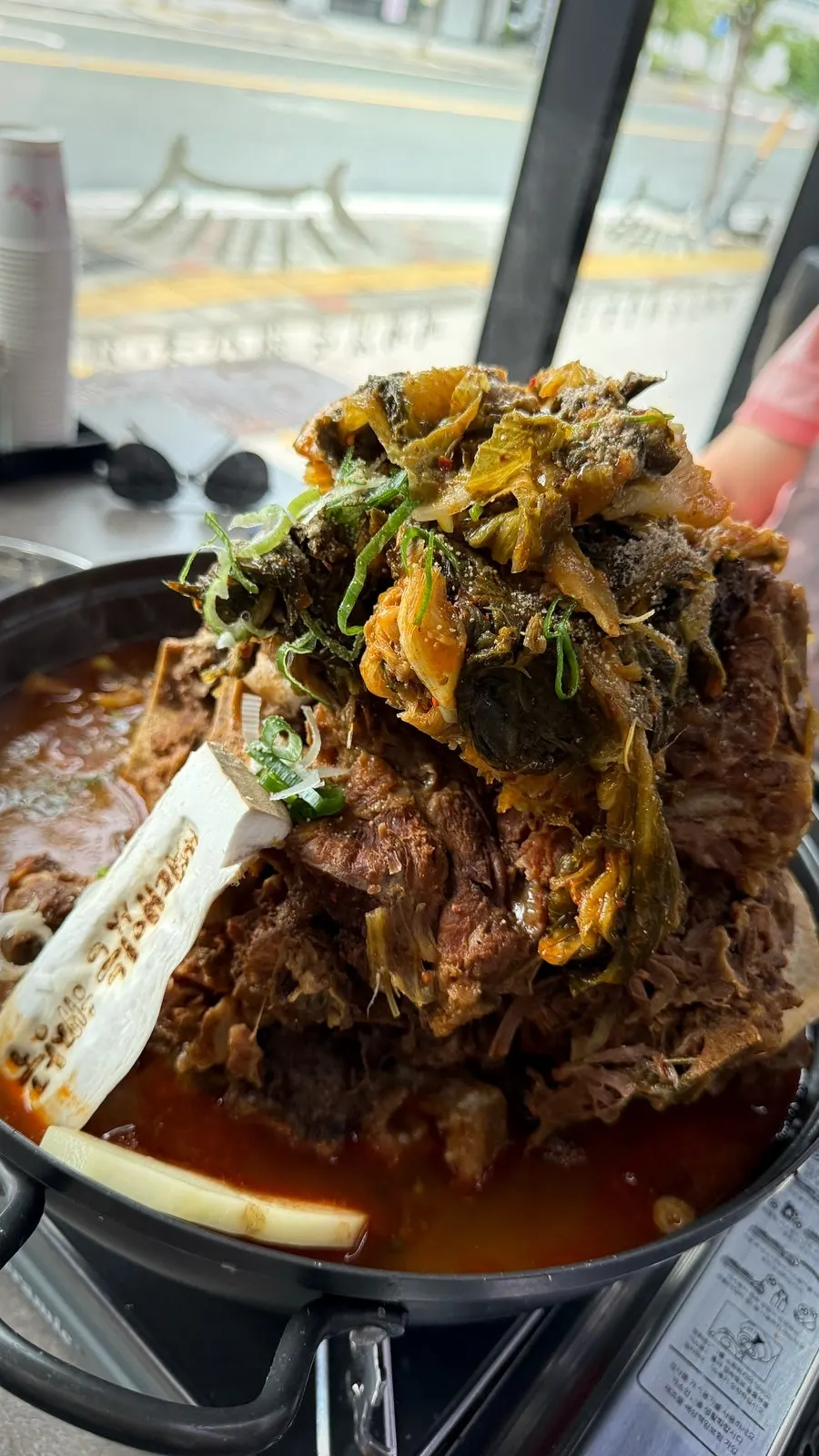 감자탕 대 사이즈 한 냄비