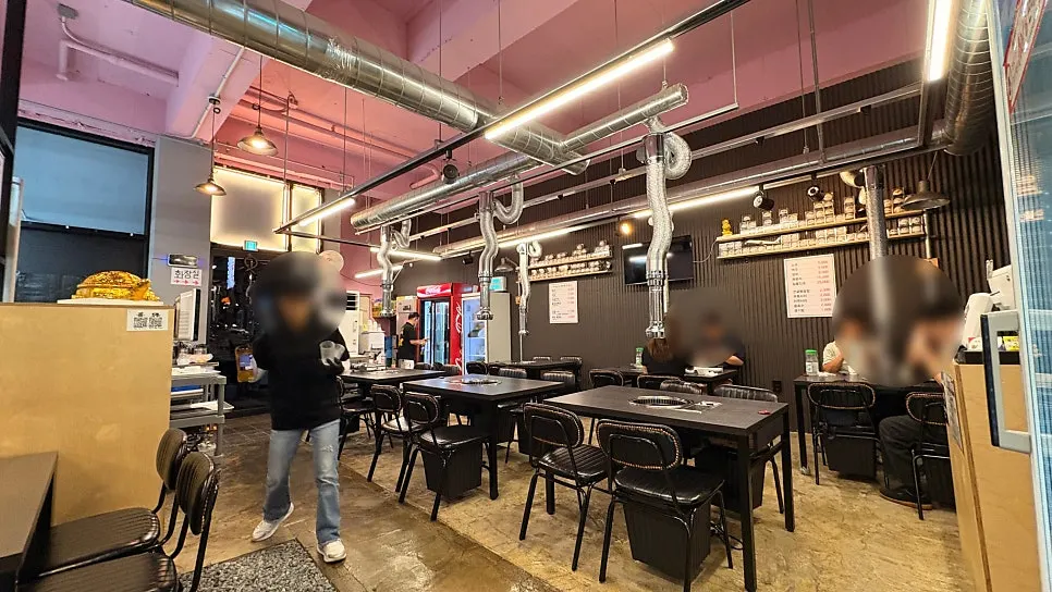 환기시설이 설치된 내부 좌석