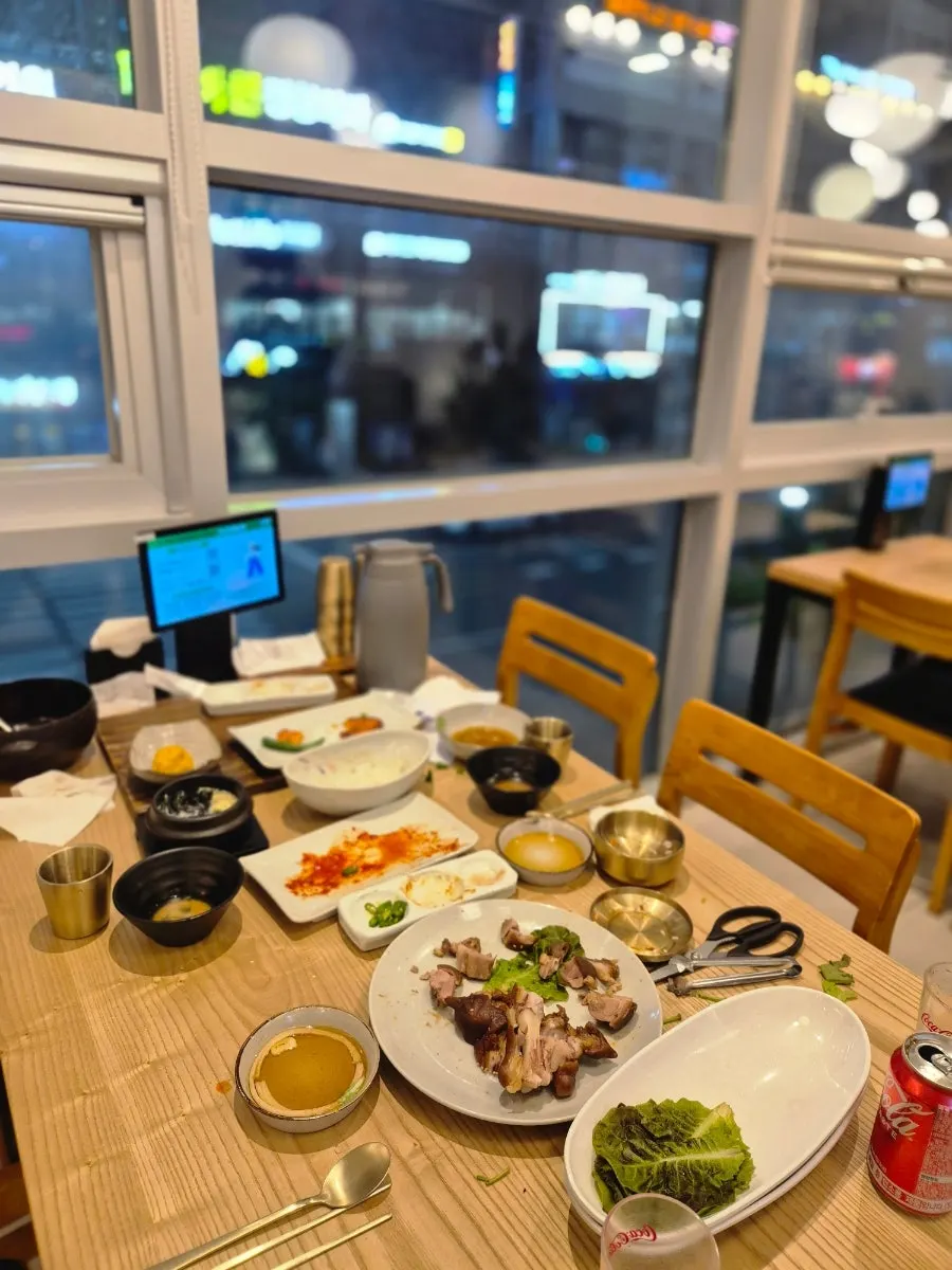 Dessert corner offering ade and brewed coffee