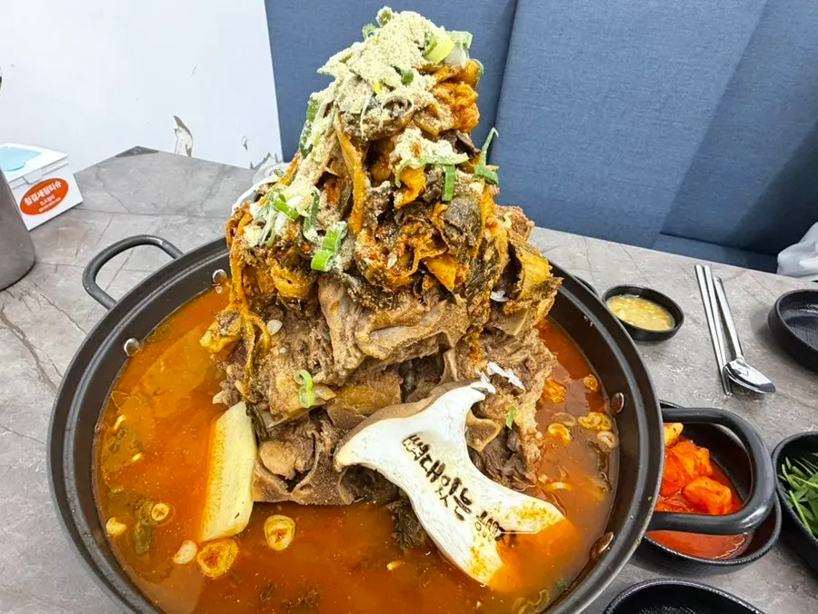 갓 담근 김치와 깍두기 기본찬