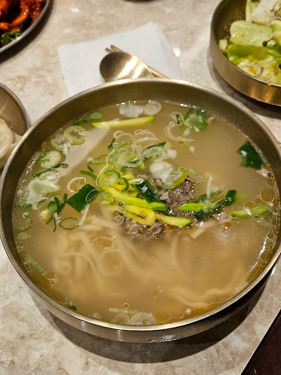 Korean beef noodle soup