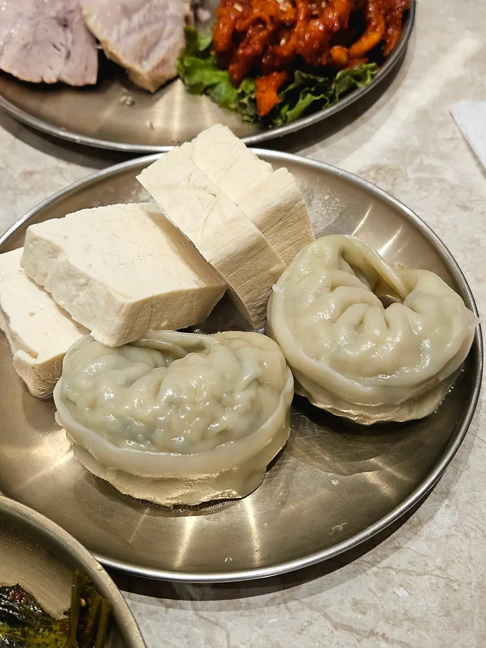 Bossam set side dishes