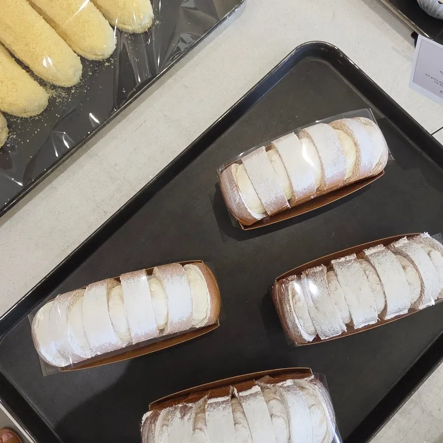 A wide variety of bakery items
