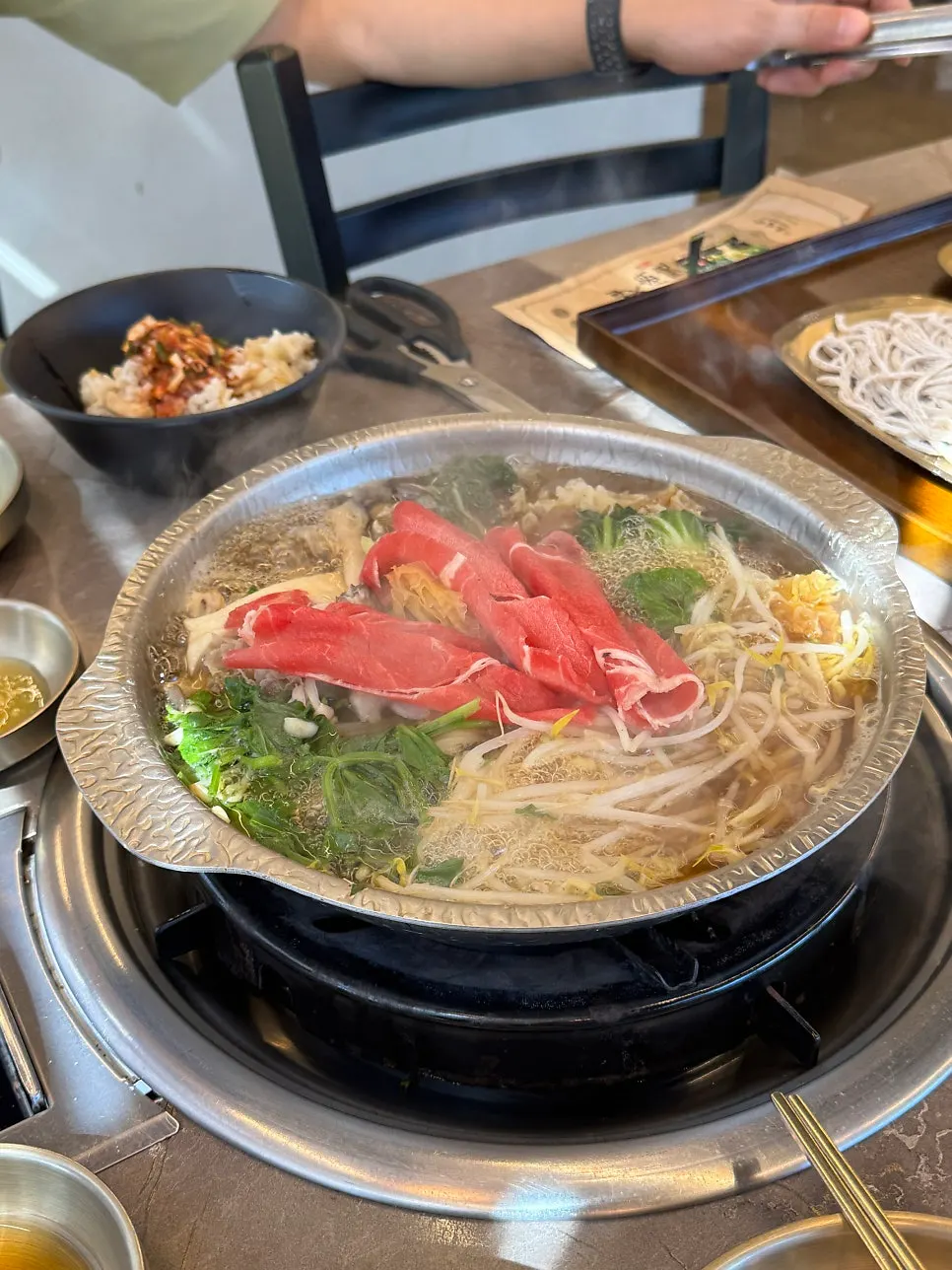 한상가득스페셜 식사 마무리