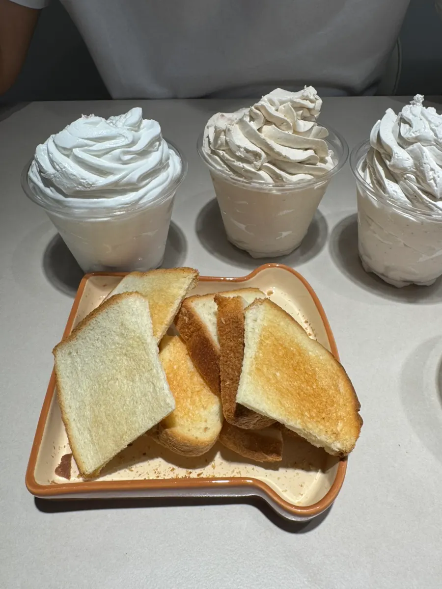 카스테라 생크림 커피 조합