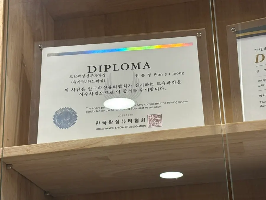 라온왁싱 시술 가격표