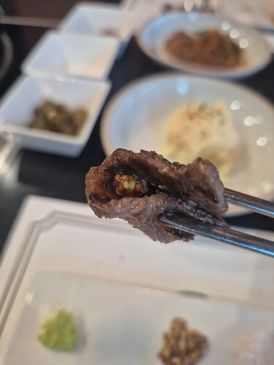 살치살 한우 메뉴 사진