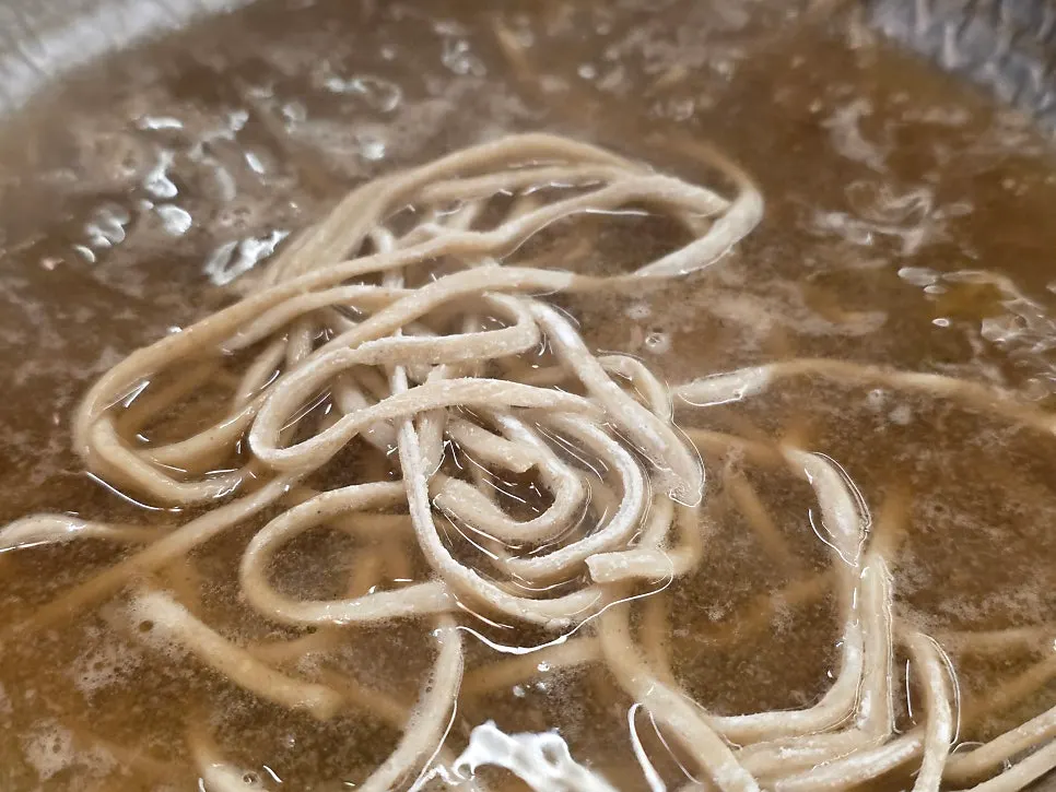 호밀원 샤브칼국수 한 상 차림