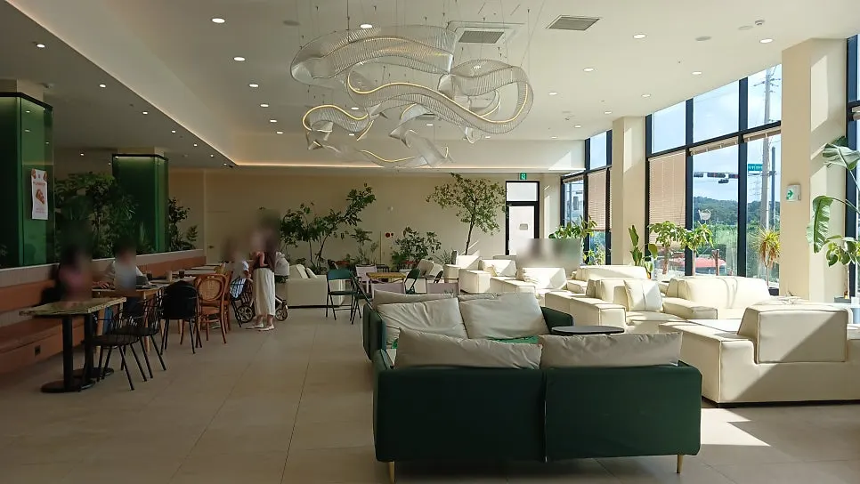 Indoor seating at The Nillai