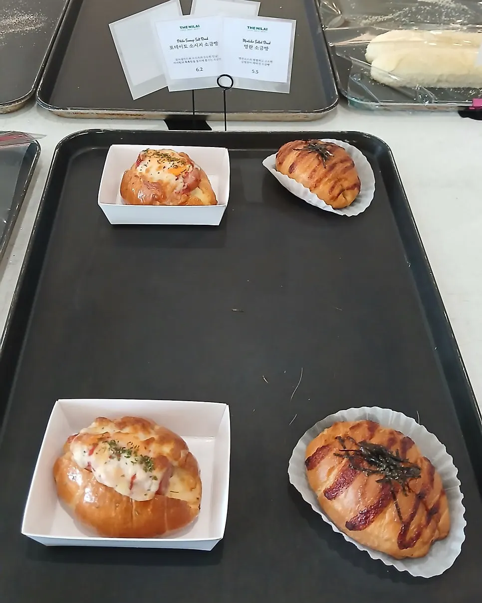 Variety of breads on display at The Nillai