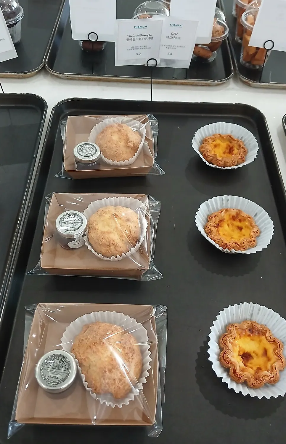 Bakery items at The Nillai