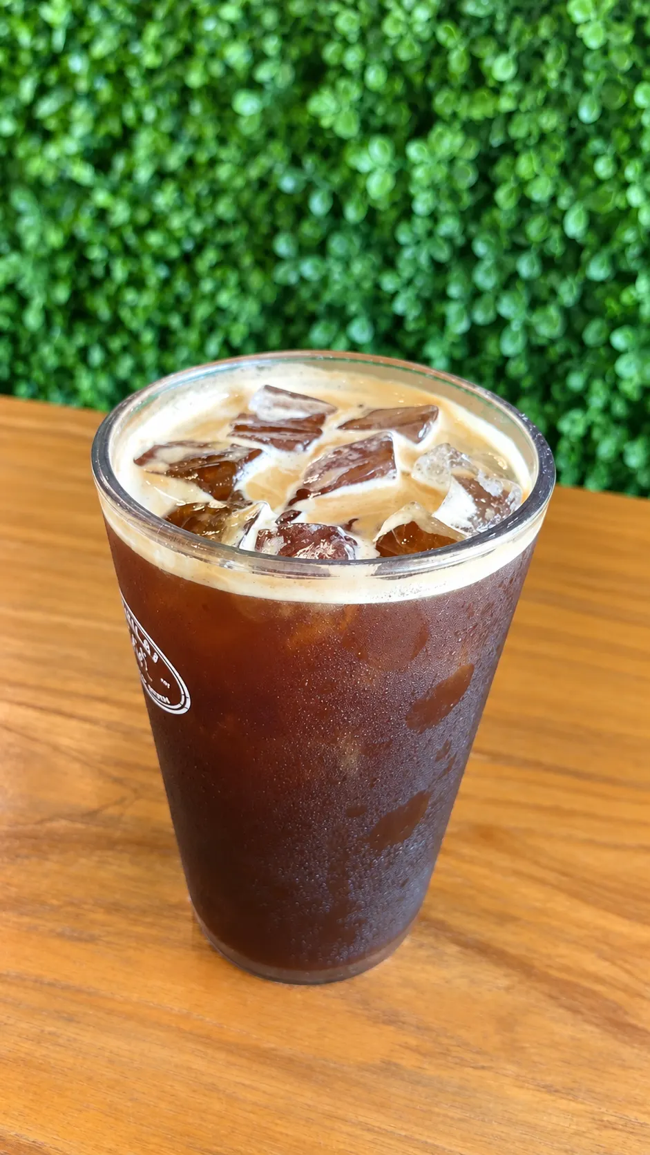 Americano and bread order at The Nillai